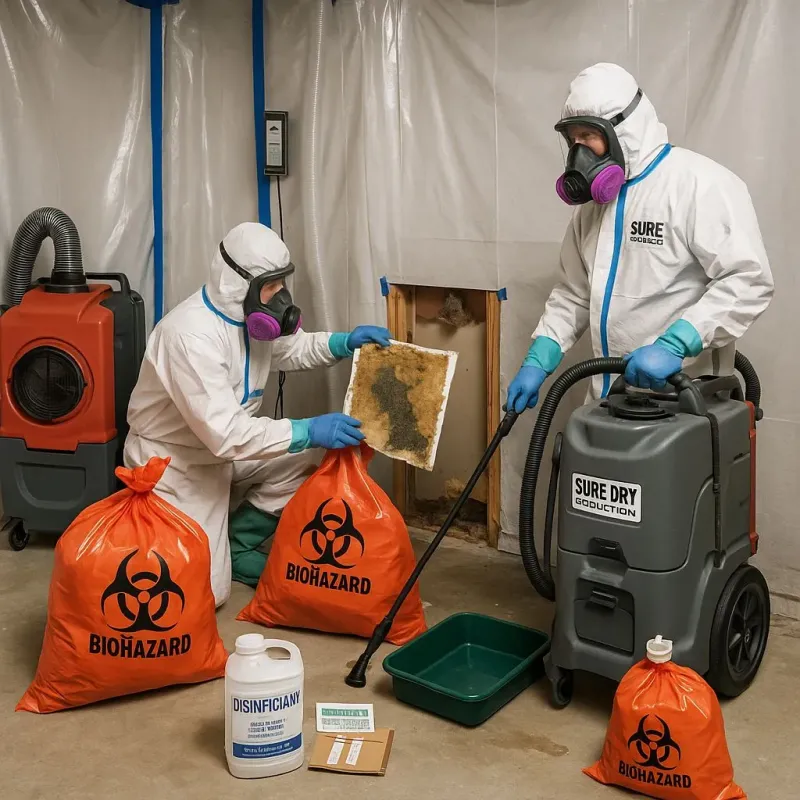 Contaminated Water Handling Protocols process in Utuado barrio-pueblo, PR